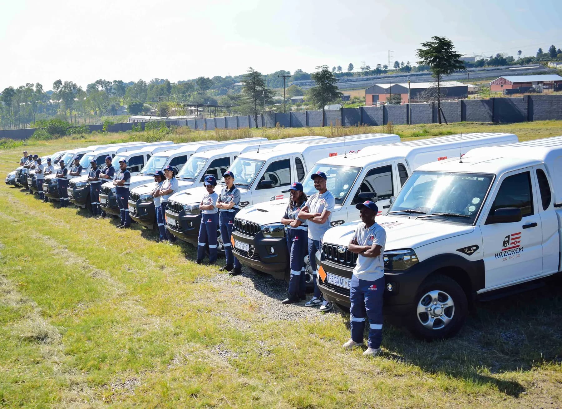 Hazchem crews and fleet line-up