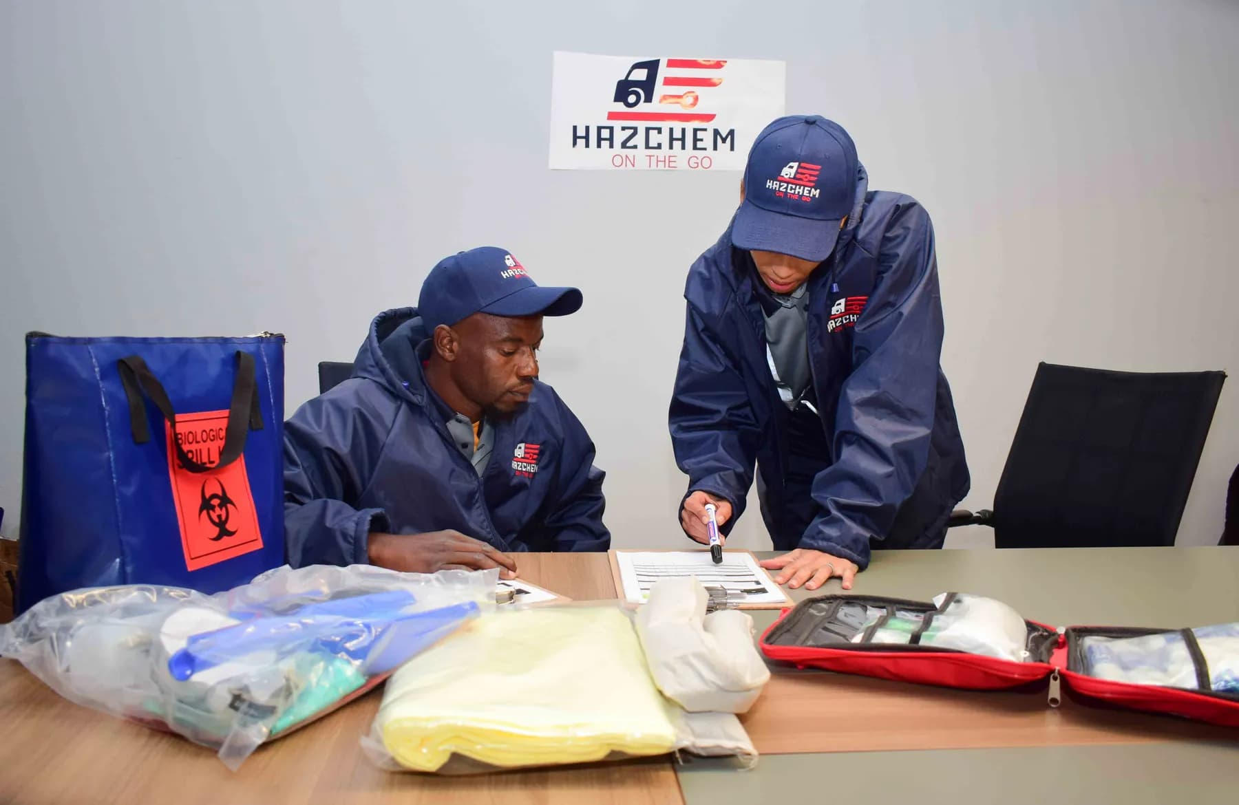 Crew training with specimen kits